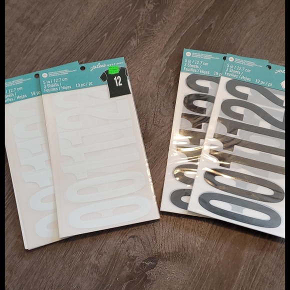 32 Packs Iron On Letters Numbers Huge Assortment - Picture 4 of 6